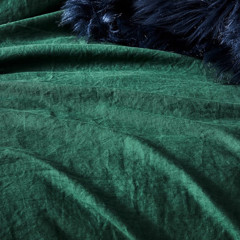 Vintage Washed Linen Ivy Quilt Cover Separates