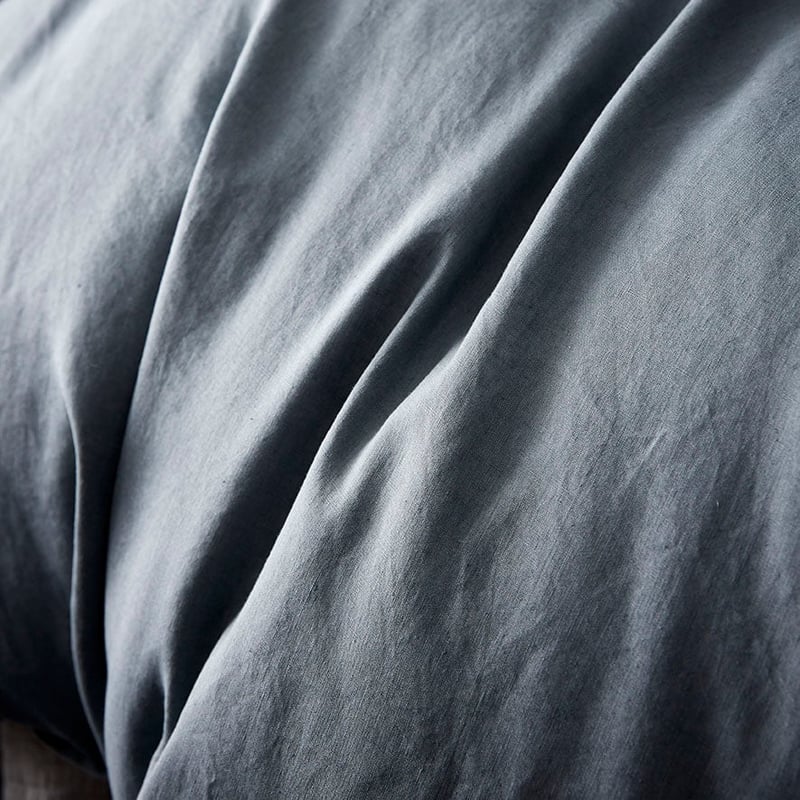 Vintage Washed Linen Sage Quilt Cover Separates