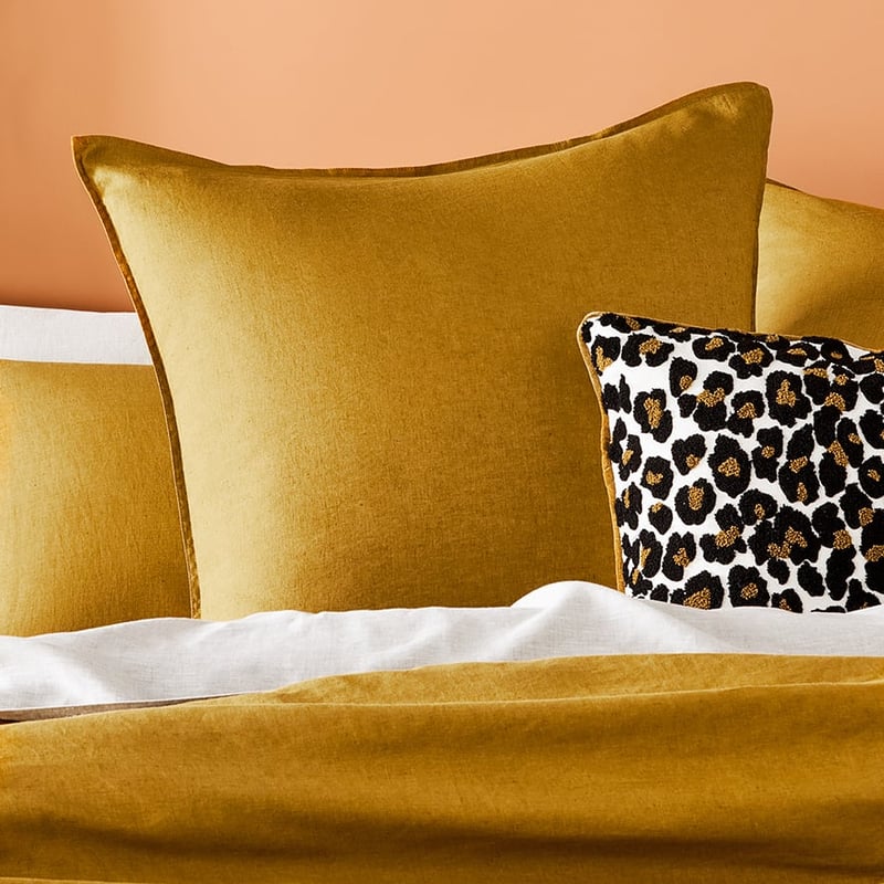 Vintage Washed Linen Spice Quilt Cover Separates