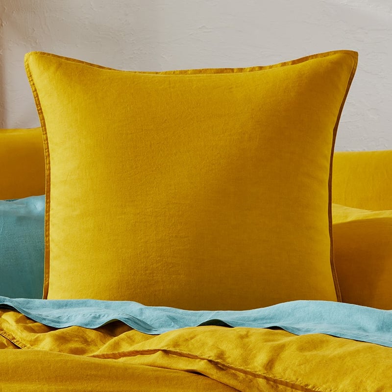 Vintage Washed Linen Sunflower Quilt Cover Separates