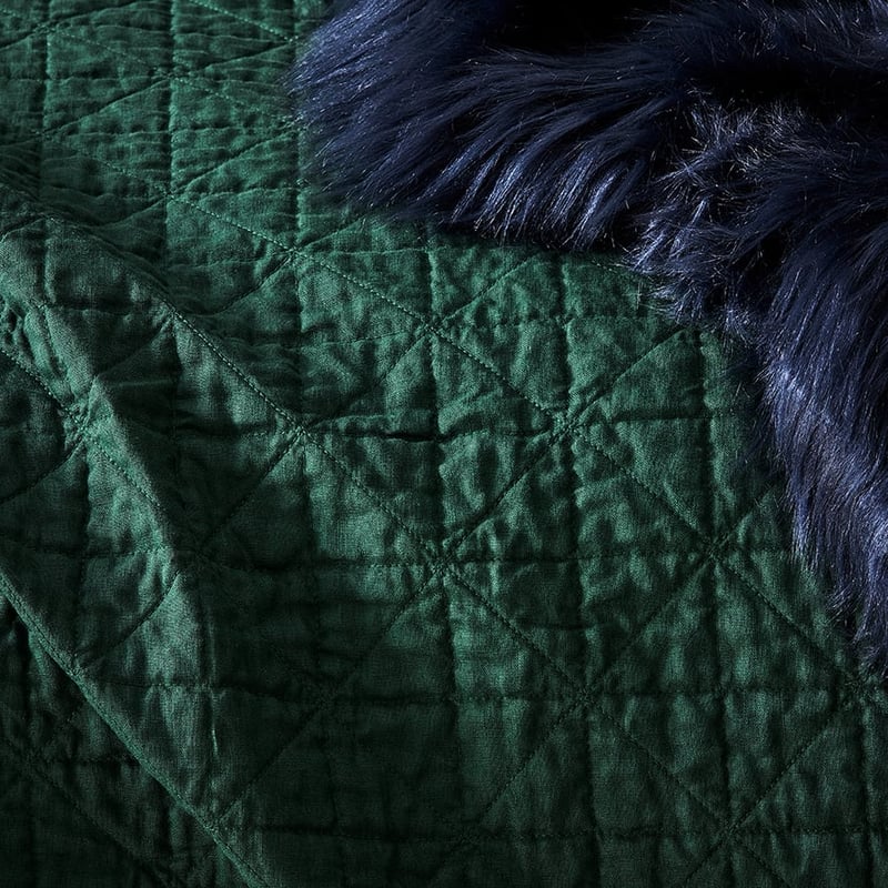 Vintage Washed Linen Ivy Coverlet Separates