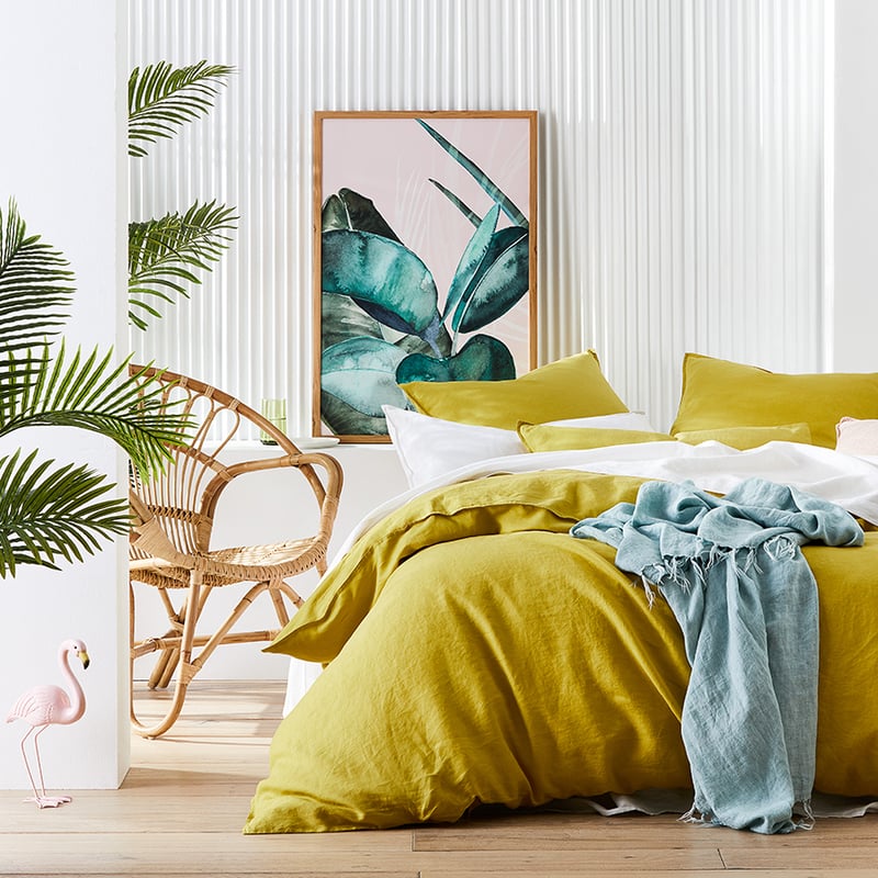 Vintage Washed Linen Acid Quilt Cover Separates