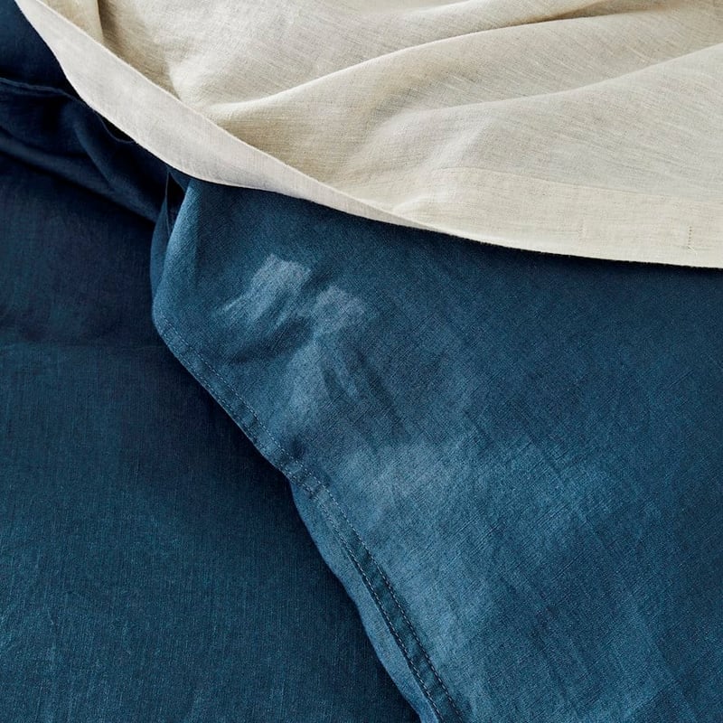 Vintage Washed Linen Old Navy Quilt Cover Separates