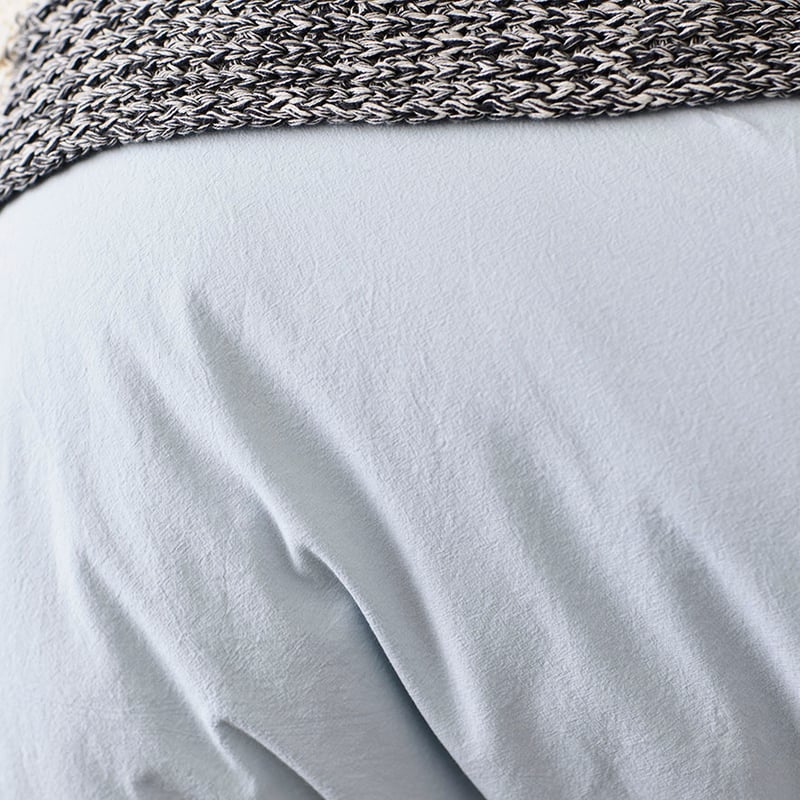 European Collection Stonewash Air Blue Quilt Cover Separates