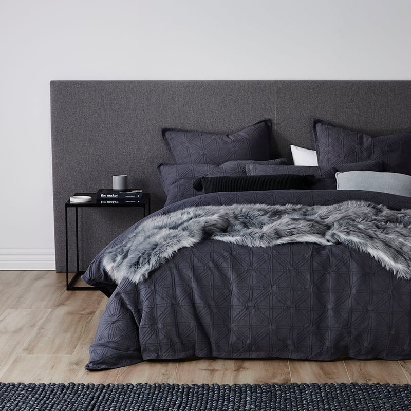 Villa Coal Quilt Cover Separates