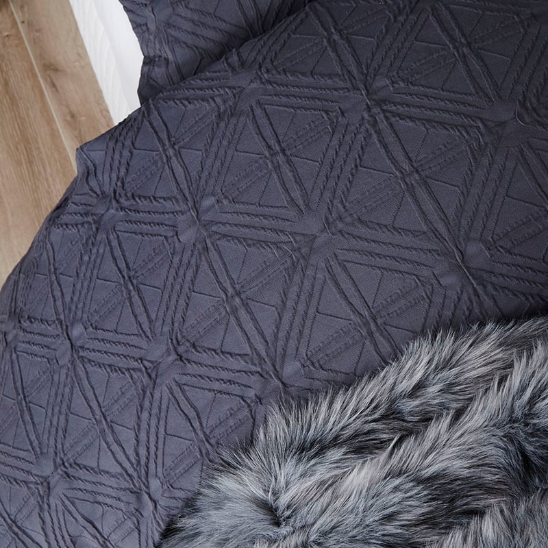 Villa Coal Quilt Cover Separates