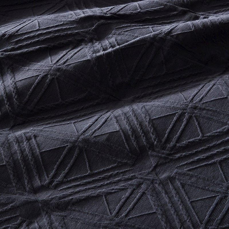Villa Charcoal Quilt Cover Separates