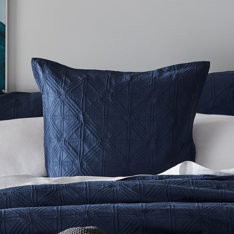 Villa Navy Quilt Cover Separates