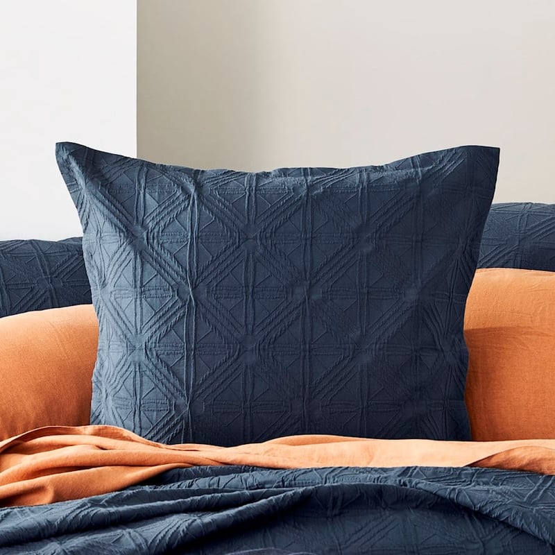 Villa Bedlinen Navy Coverlet Separates