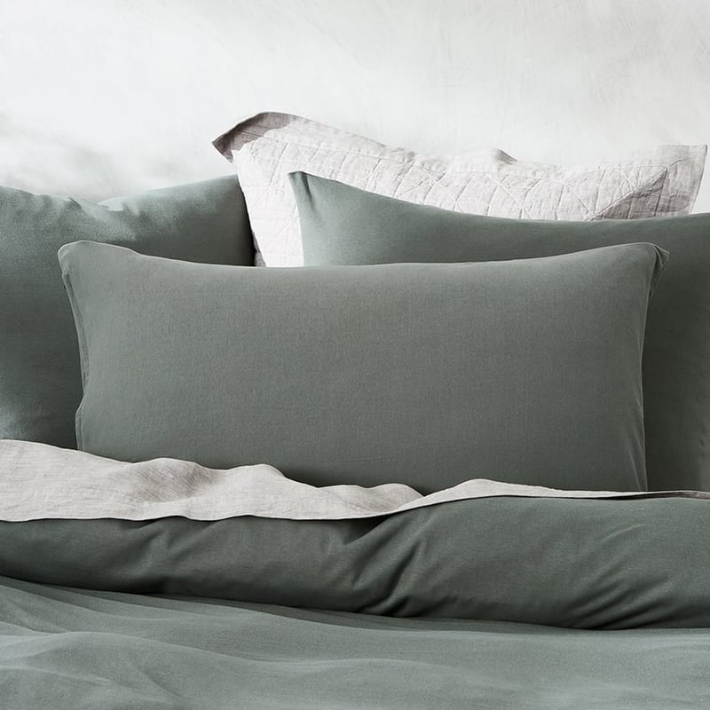 Ultra Soft Jersey Khaki Quilt Cover Separates