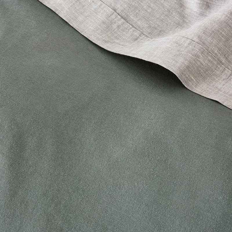 Ultra Soft Jersey Khaki Quilt Cover Separates
