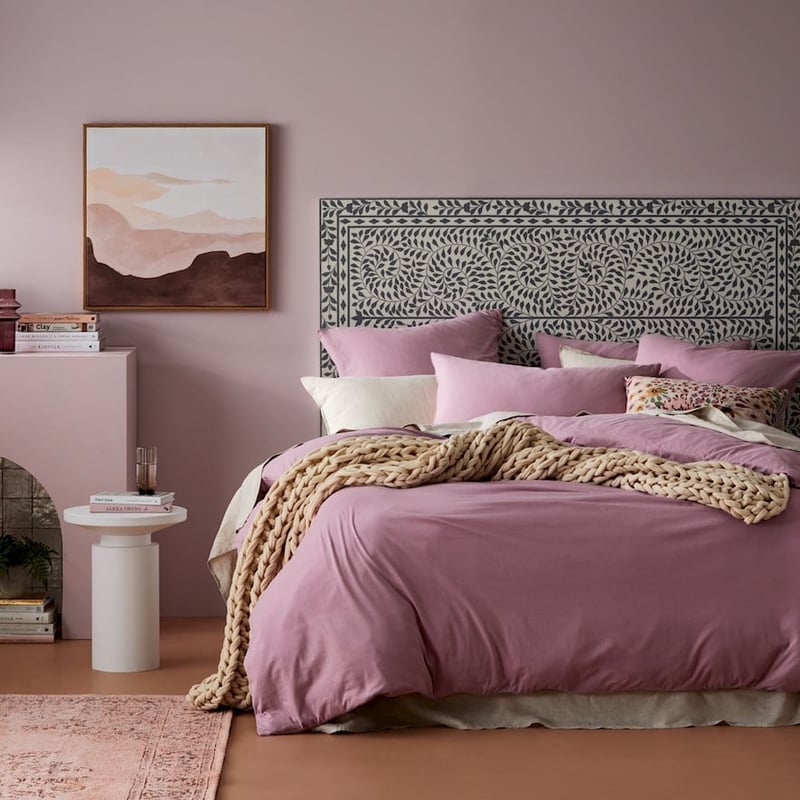 Ultra Soft Jersey Lavender Quilt Cover Separates