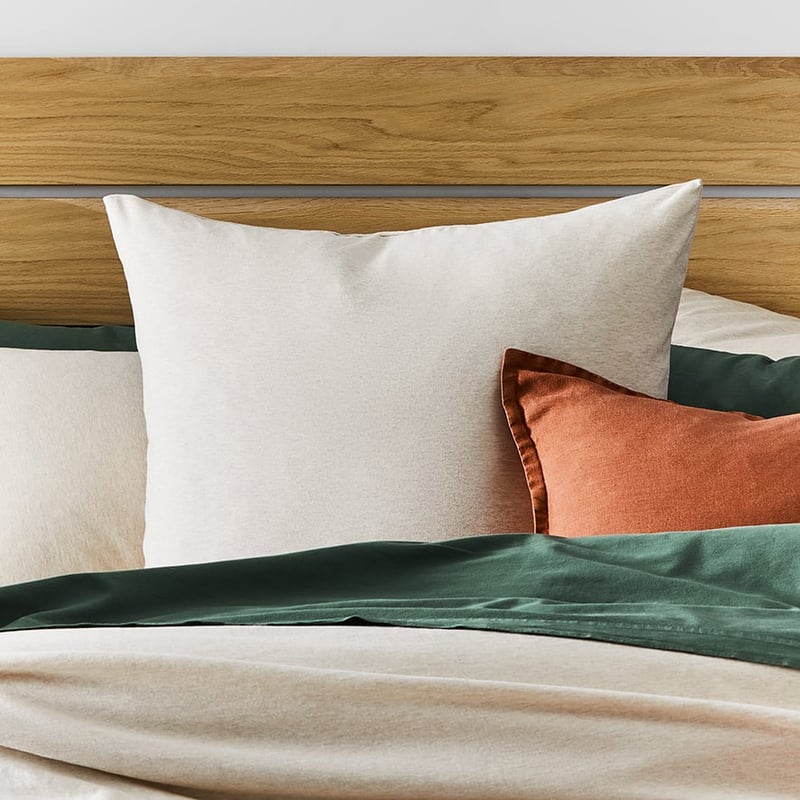 Ultra Soft Jersey Oatmeal Quilt Cover Separates
