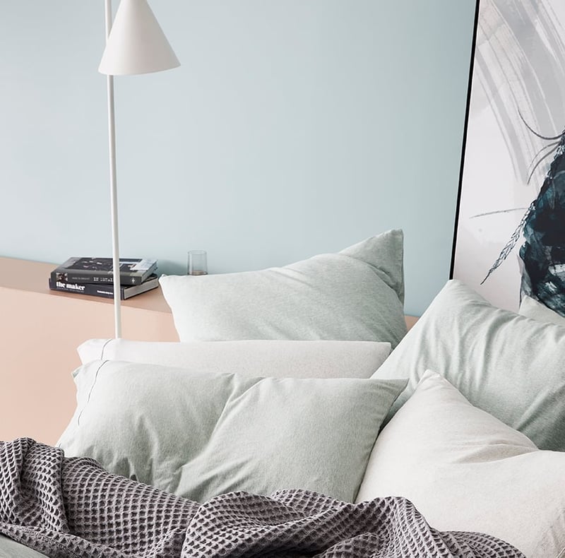 Ultra Soft Jersey Sage Quilt Cover Separates