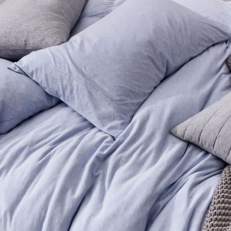 Ultra Soft Jersey Sky Marble Quilt Cover Separates