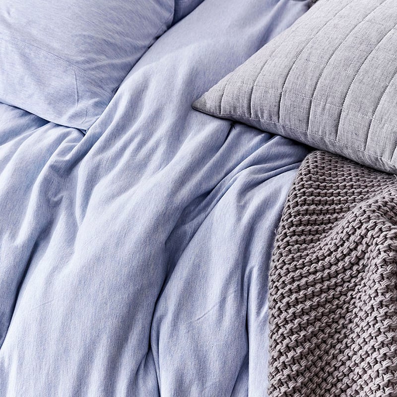 Ultra Soft Jersey Sky Marble Quilt Cover Separates