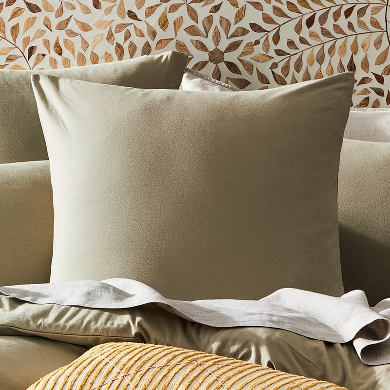 Ultra Soft Jersey Soft Khaki Quilt Cover Separates