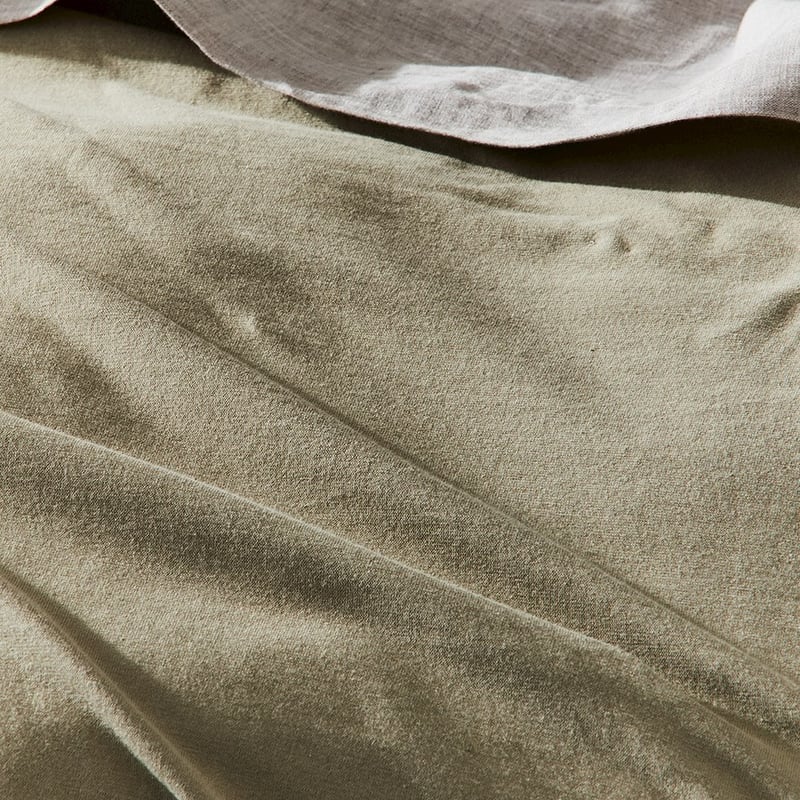 Ultra Soft Jersey Soft Khaki Quilt Cover Separates