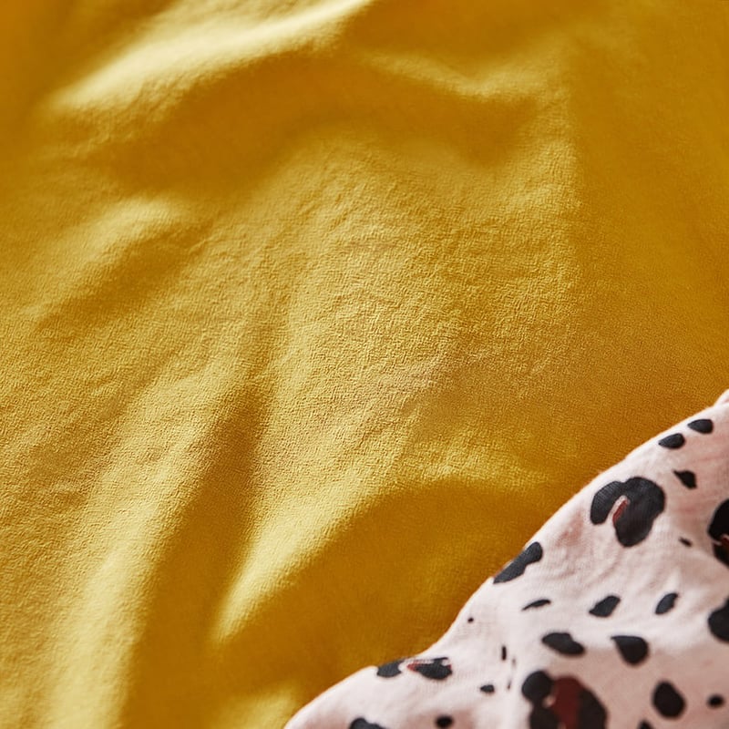 Stonewashed Cotton Dijon Quilt Cover Separates