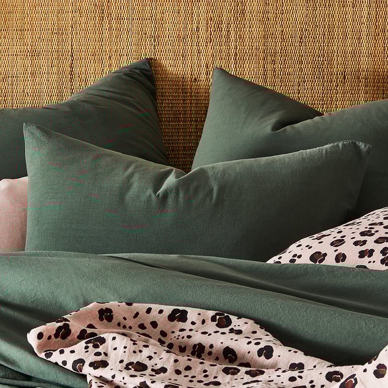 Stonewashed Cotton Forest Quilt Cover Separates