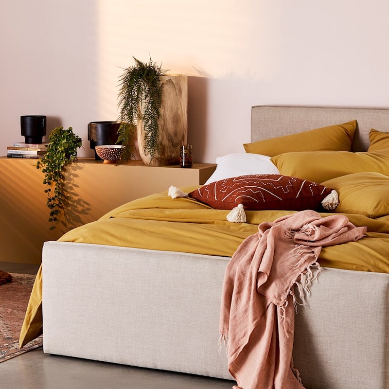 Stonewashed Cotton Spice Quilt Cover Separates