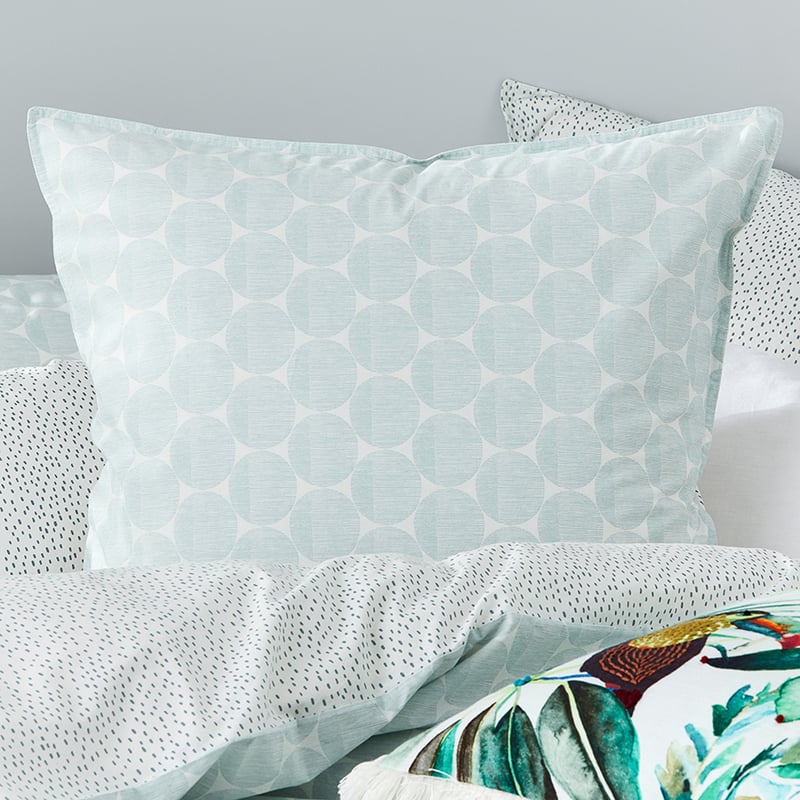 Stonewashed Printed Cotton Circle Dash Quilt Cover Separates