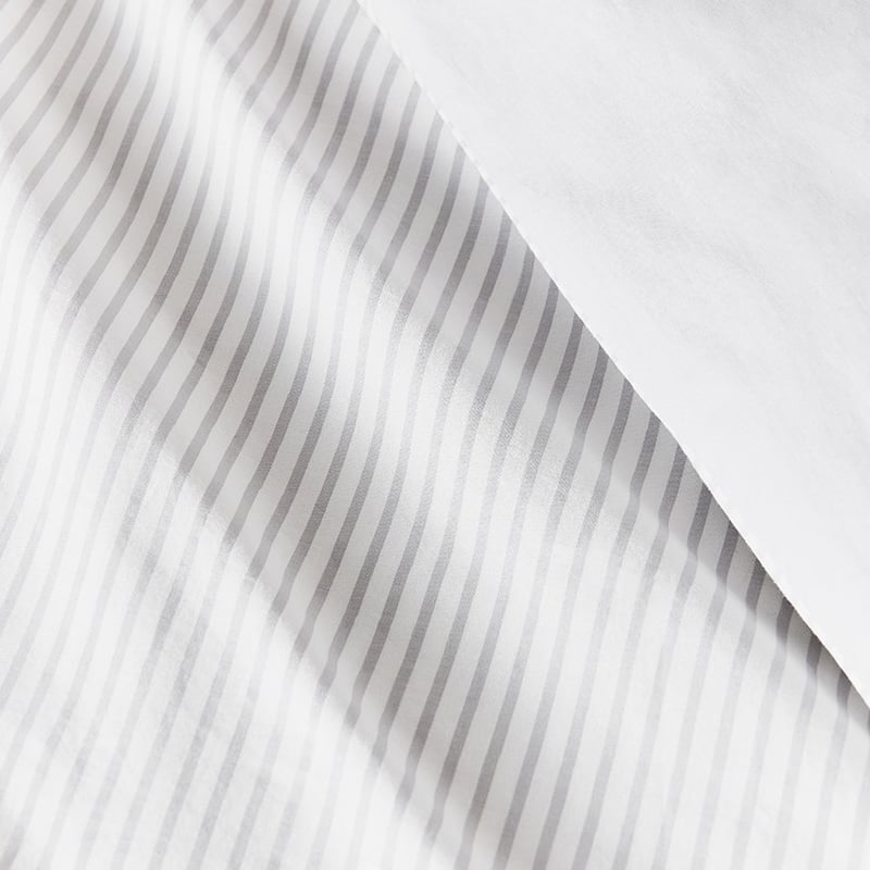 Stonewashed Cotton Printed Cloud Stripe Quilt Cover Separates