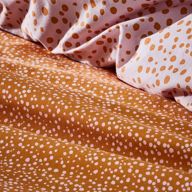 Stonewashed Printed Cotton Desert Spot Quilt Cover Separates