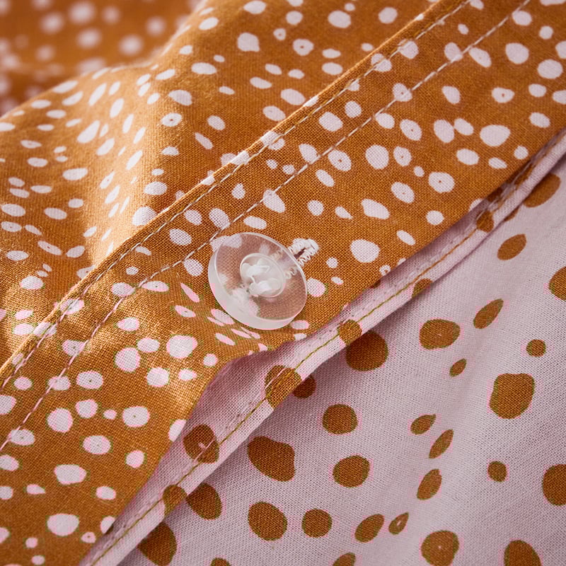 Stonewashed Printed Cotton Desert Spot Quilt Cover Separates