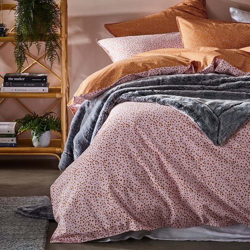 Stonewashed Printed Cotton Desert Spot Quilt Cover Separates