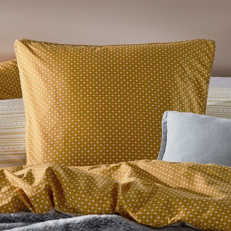 Stonewashed Printed Cotton Spice Henna Quilt Cover Separates