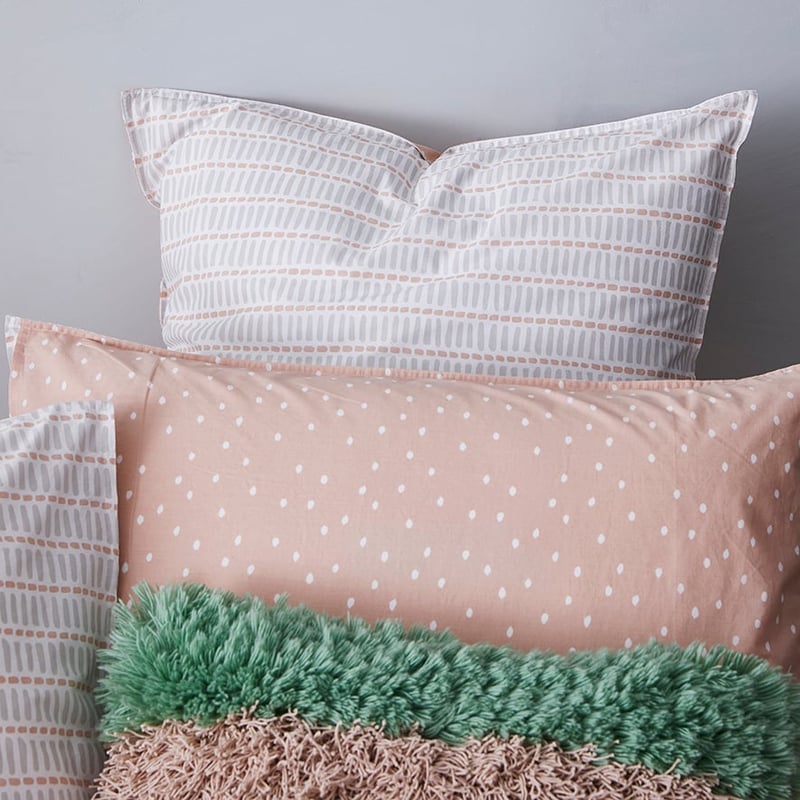 Stonewashed Printed Cotton Tribal Dash Quilt Cover Separates