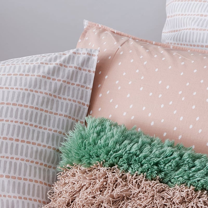 Stonewashed Printed Cotton Tribal Dash Quilt Cover Separates