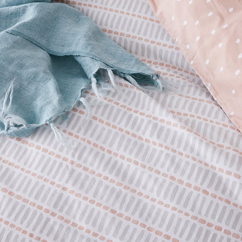 Stonewashed Printed Cotton Tribal Dash Quilt Cover Separates