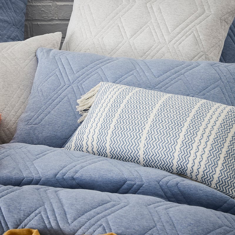 Jaxon Jersey Denim Quilted Quilt Cover Separates