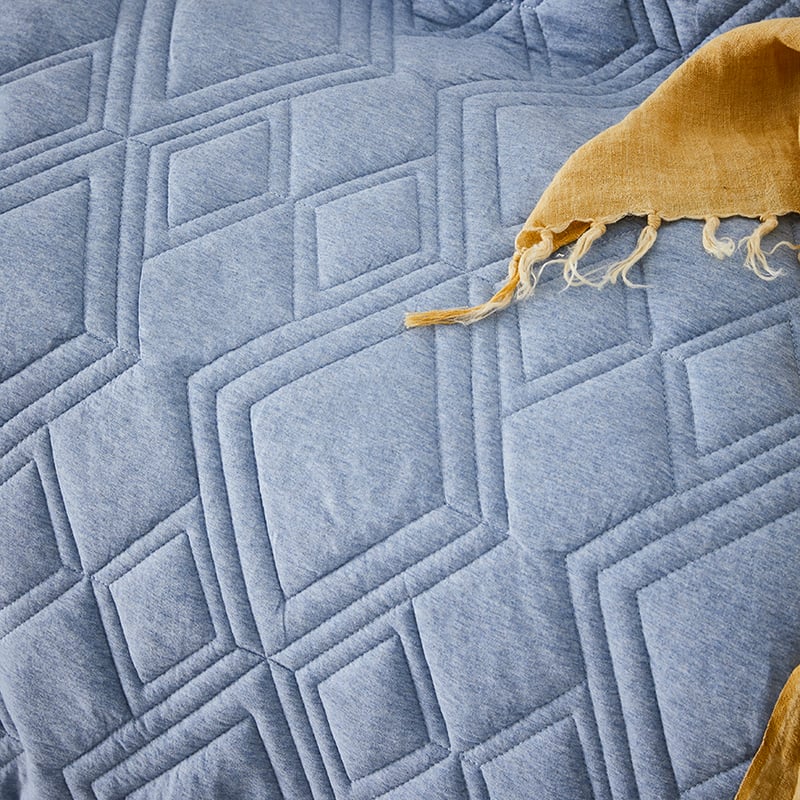 Jaxon Jersey Denim Quilted Quilt Cover Separates