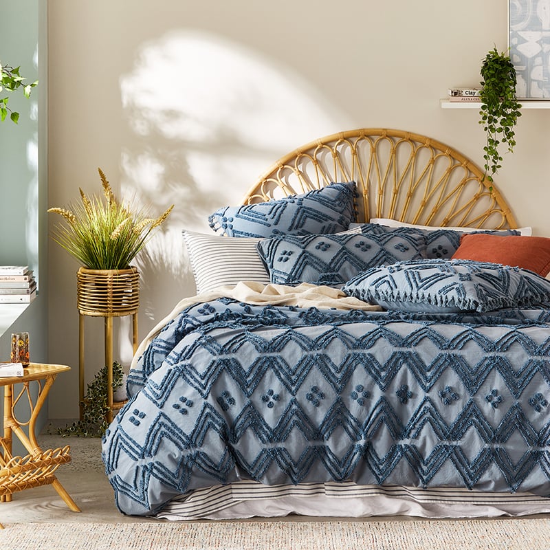 Kerela Storm Blue Quilt Cover Separates