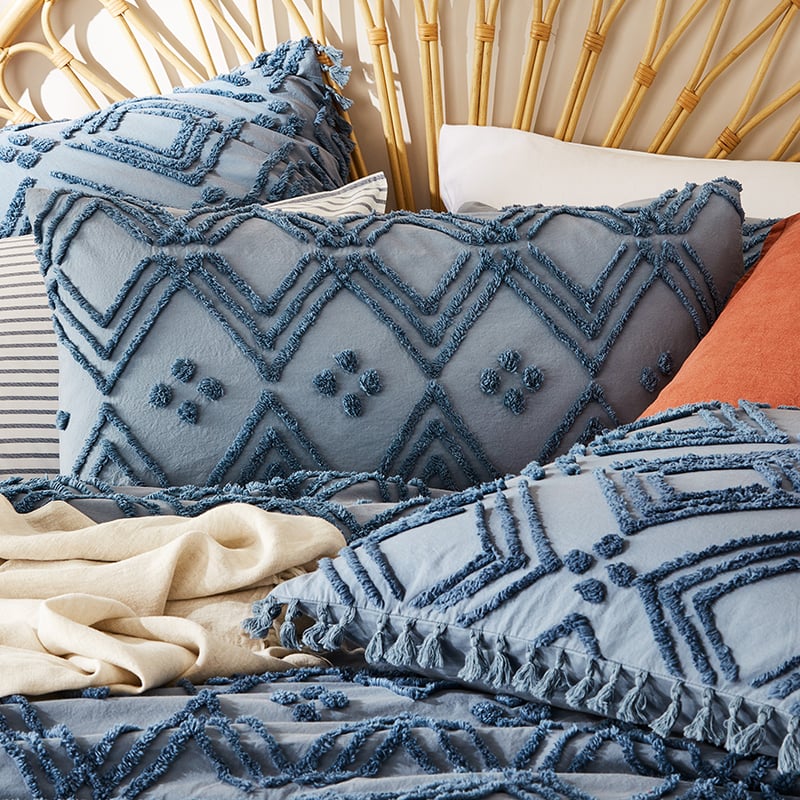 Kerela Storm Blue Quilt Cover Separates