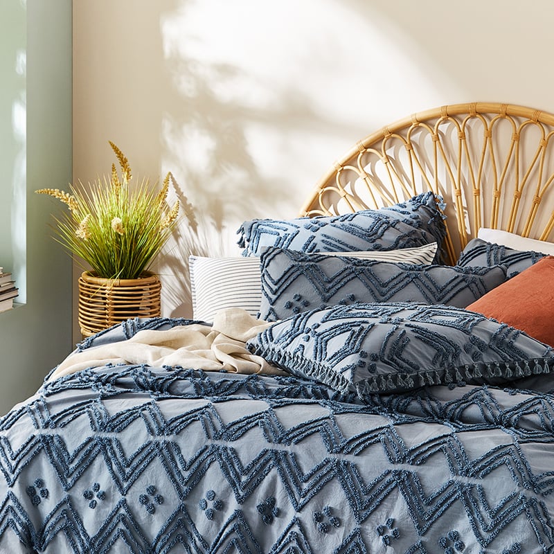 Kerela Storm Blue Quilt Cover Separates