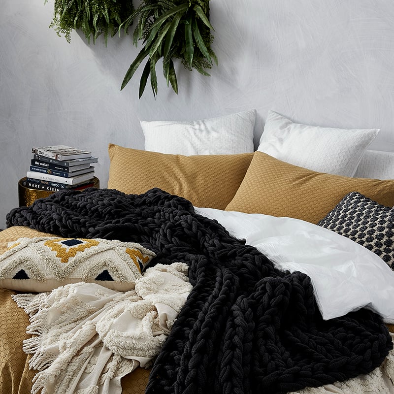 Hamilton Mustard Quilt Cover Set + Separates