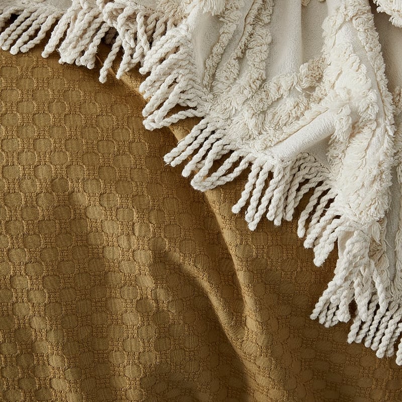 Hamilton Mustard Quilt Cover Set + Separates