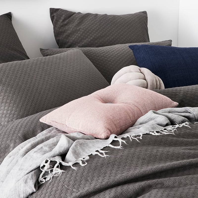 Hamilton Quilt Cover Set Smoked Pearl