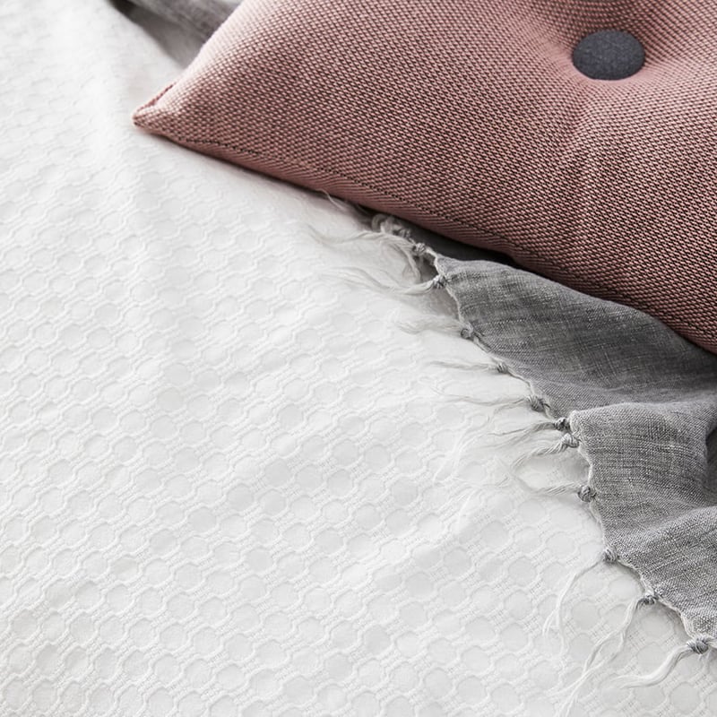 Hamilton White Quilt Cover Set + Separates