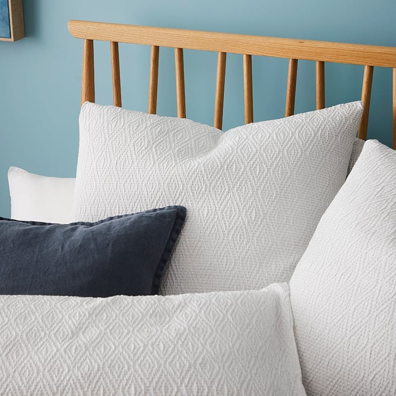 Harlow White Quilt Cover Set + Separates
