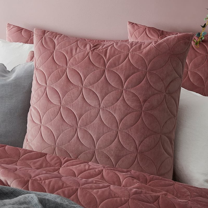 Gigi Velvet Lotus Quilted Quilt Cover Separates