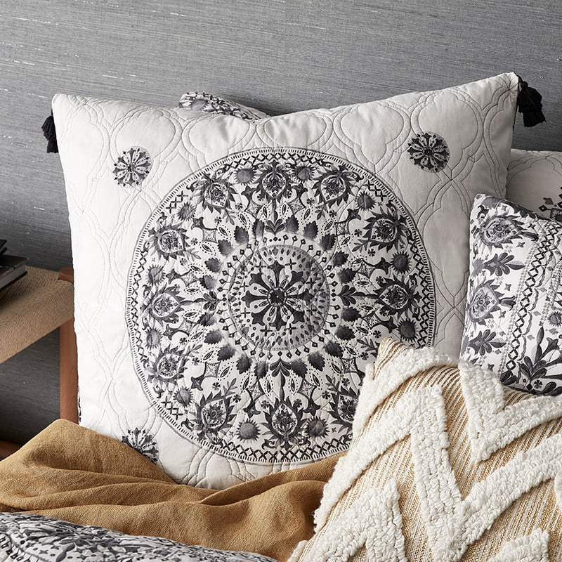 Onie Slate Quilted Quilt Cover Separates