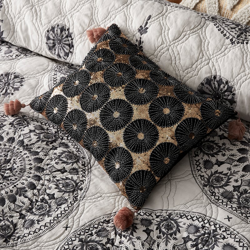 Onie Slate Quilted Quilt Cover Separates