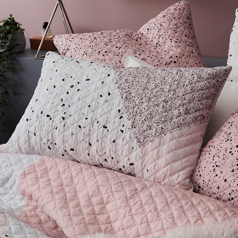 Remi Blush Quilted Quilt Cover Separates