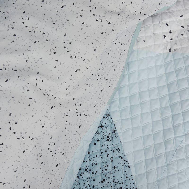 Remi Slate Quilted Quilt Cover Separates