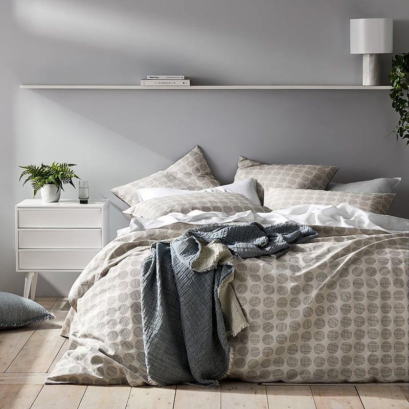 Tonka Grey Quilt Cover Set + Separates